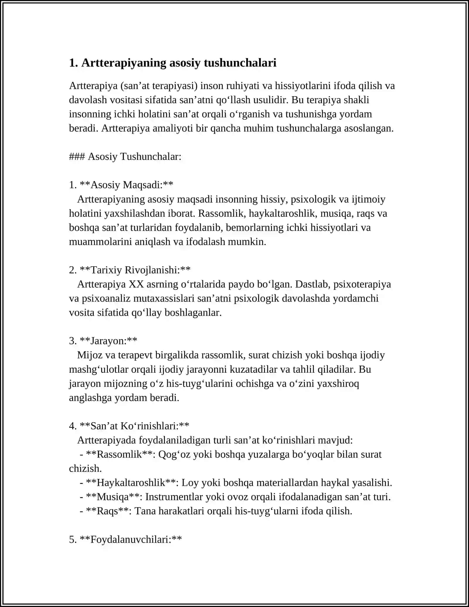 ARTTERAPIYA 4