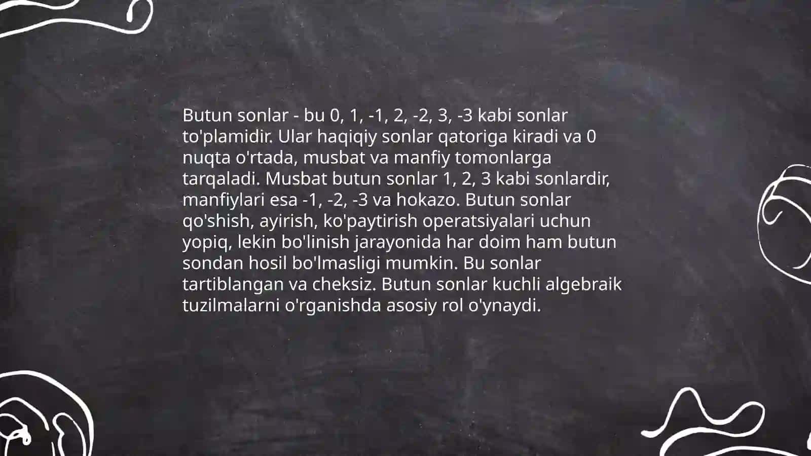 Natural sonlar 4