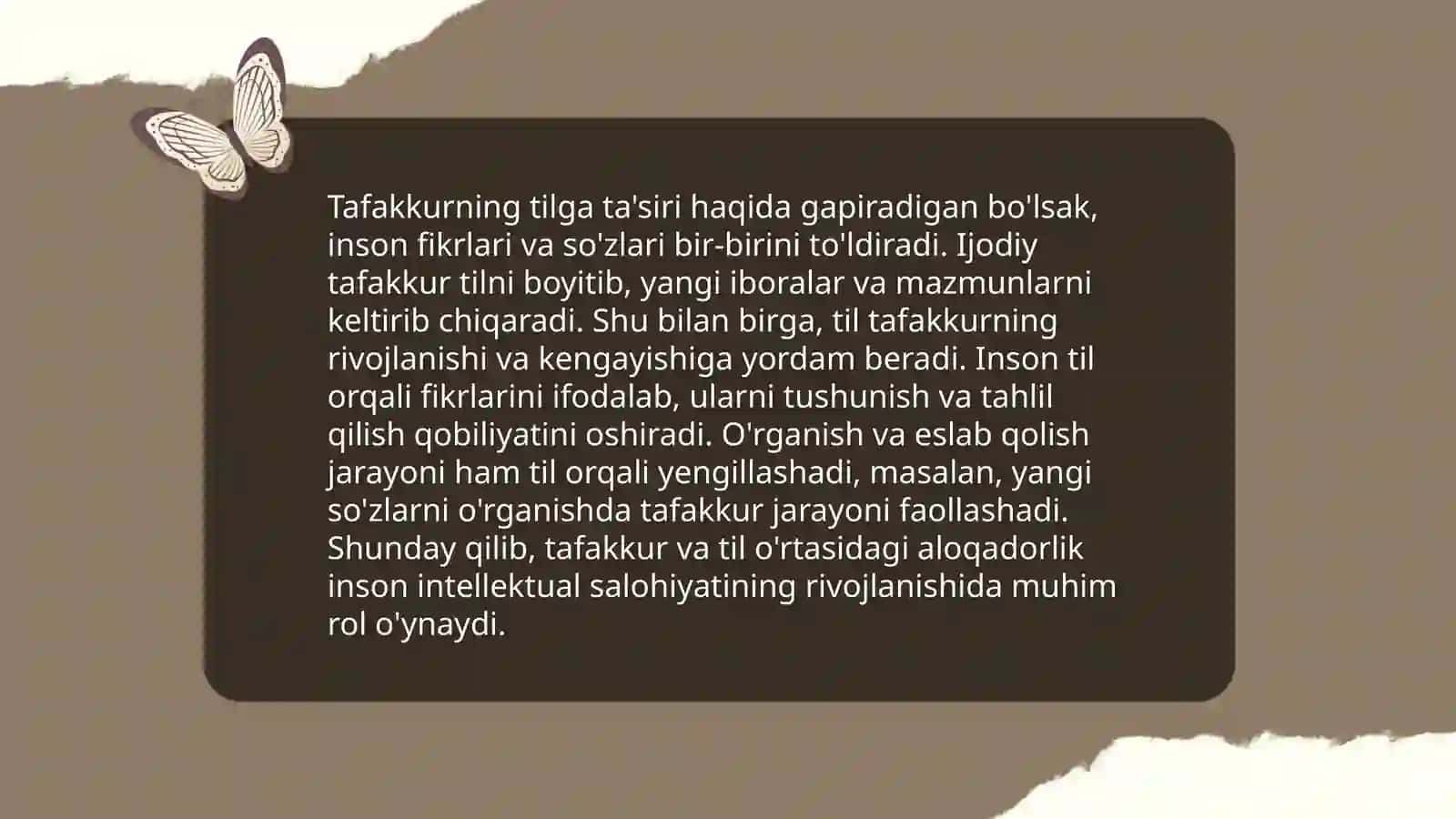 Til va tafakkur 4