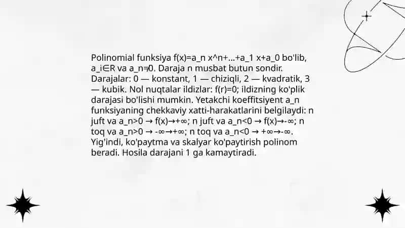 Elementar funksiyalar 4