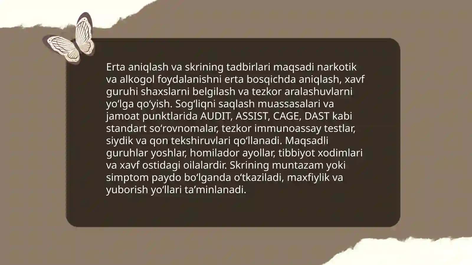 Aholiga narkologik yordam koʻrsatish 4