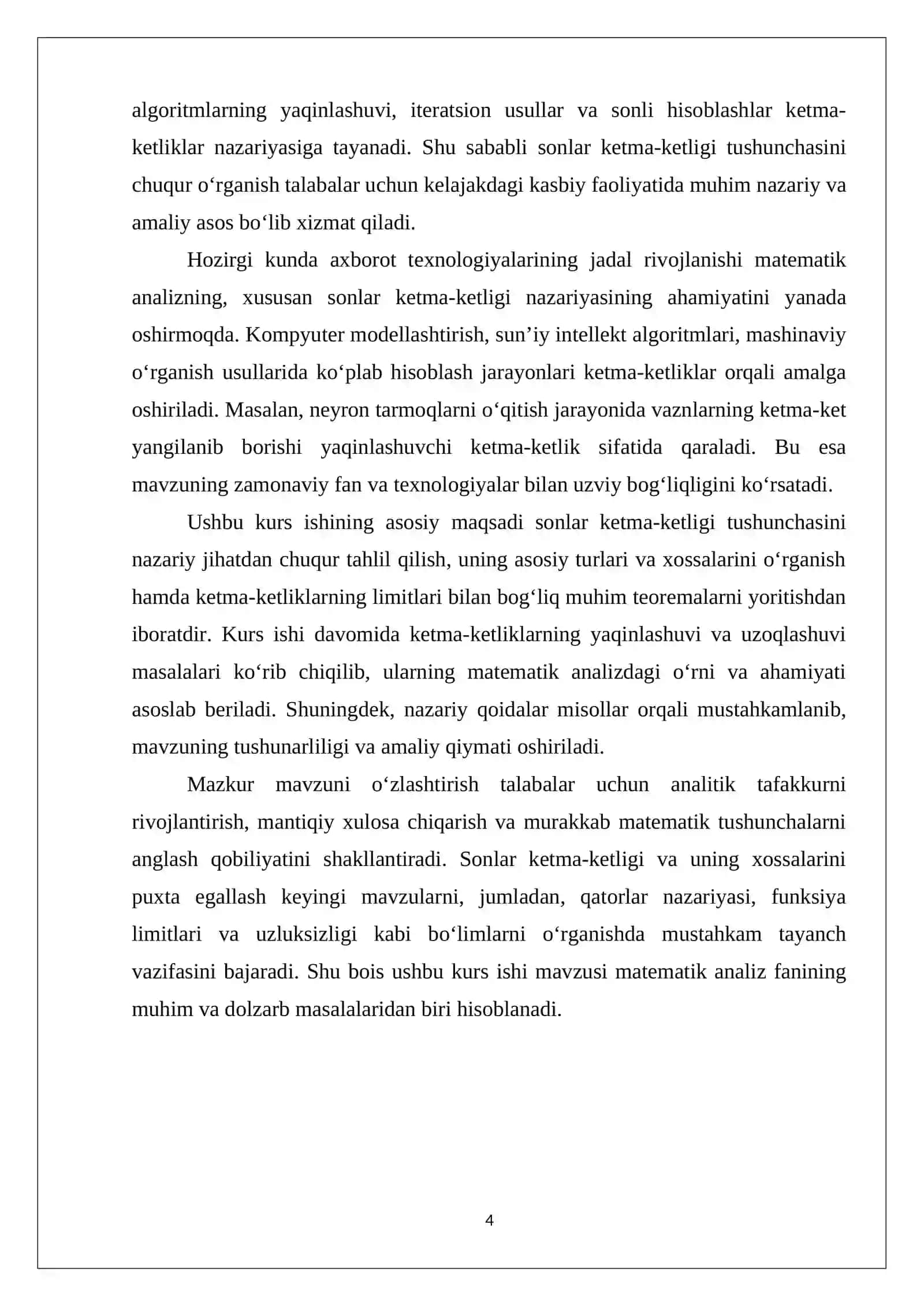 Sonlar ketma-ketligi va uning xossalari 4