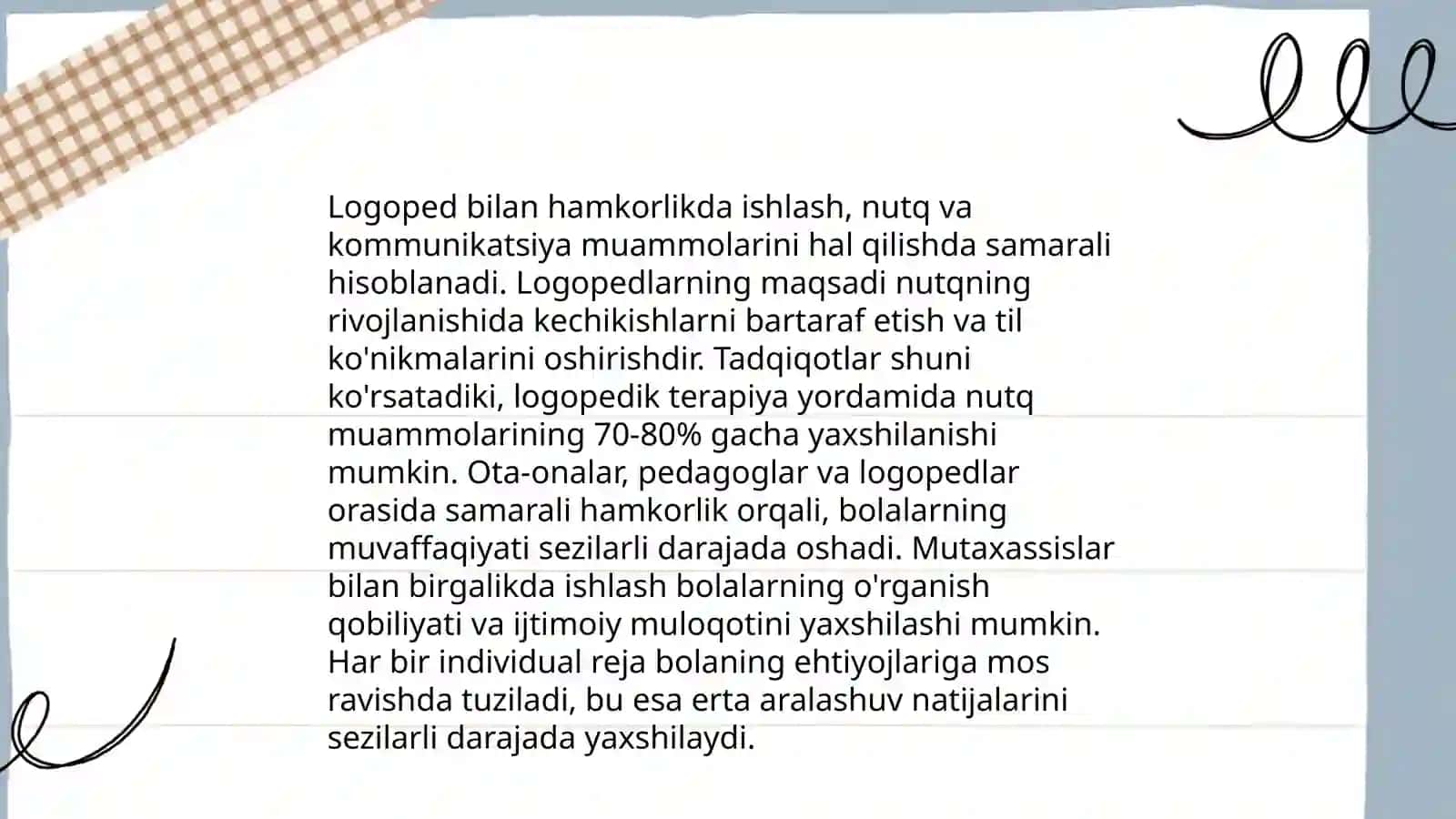 Nutq kamchiligi bo'lgan bolalarni qo'llab quvvatlash 4