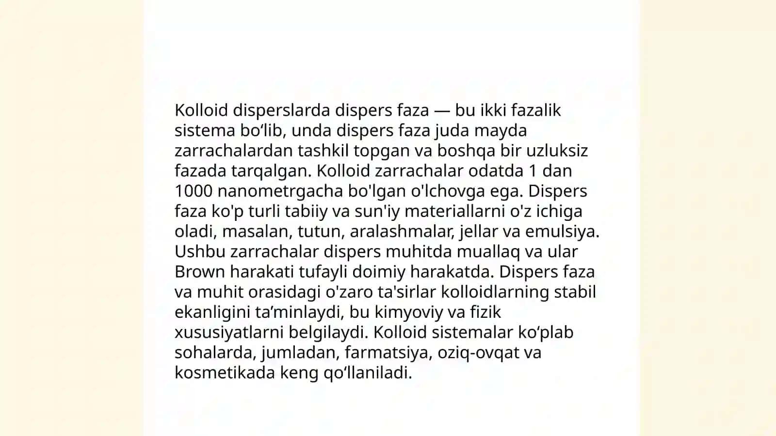Kolloid sistemalar 4