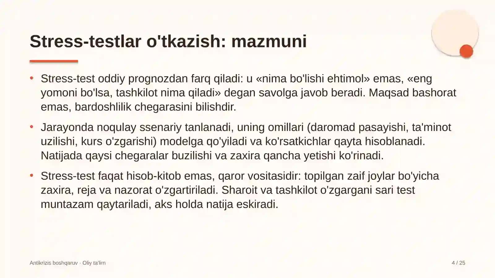 Optika salonlarida stress-testlar o'tkazish 4