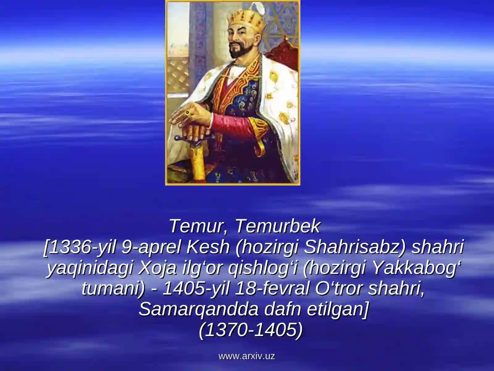Amir Temur 4