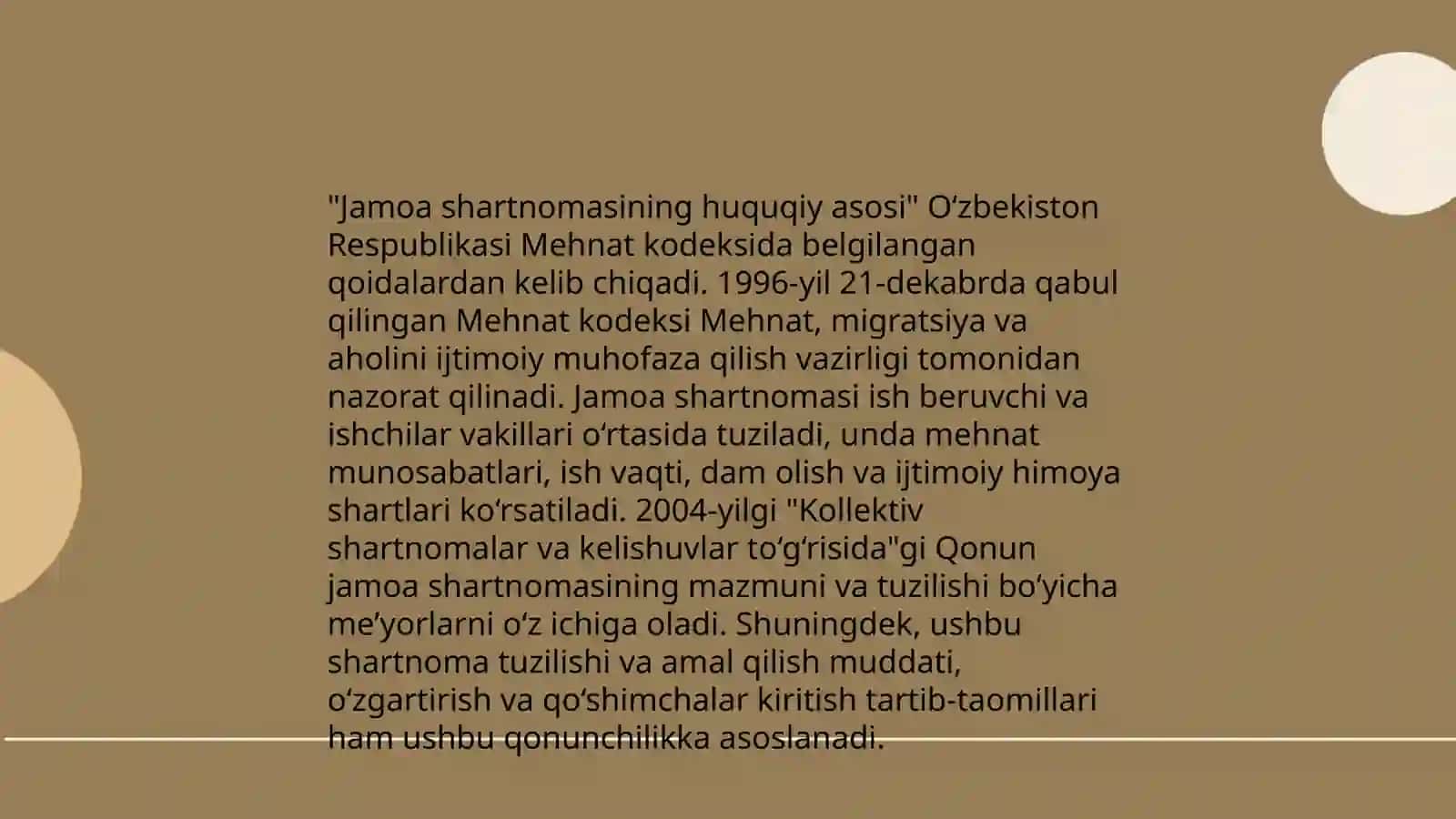 Jamoa shartnomasi tuchunchasi va uning korxona va tashkilotlaridagi axamiyati 4