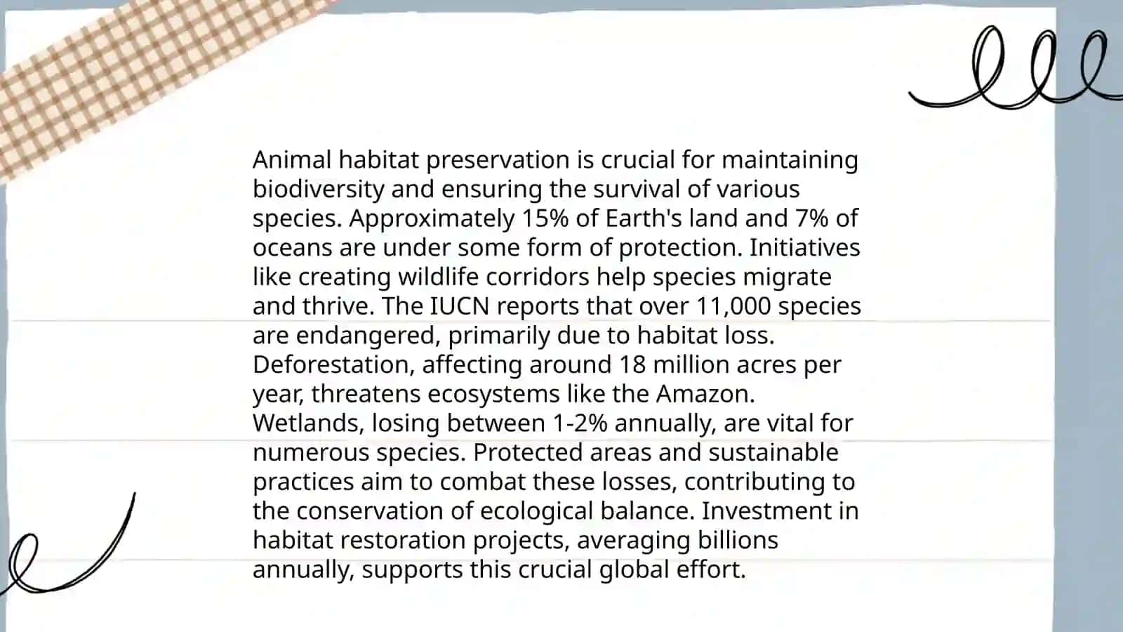 Protecting animals 4