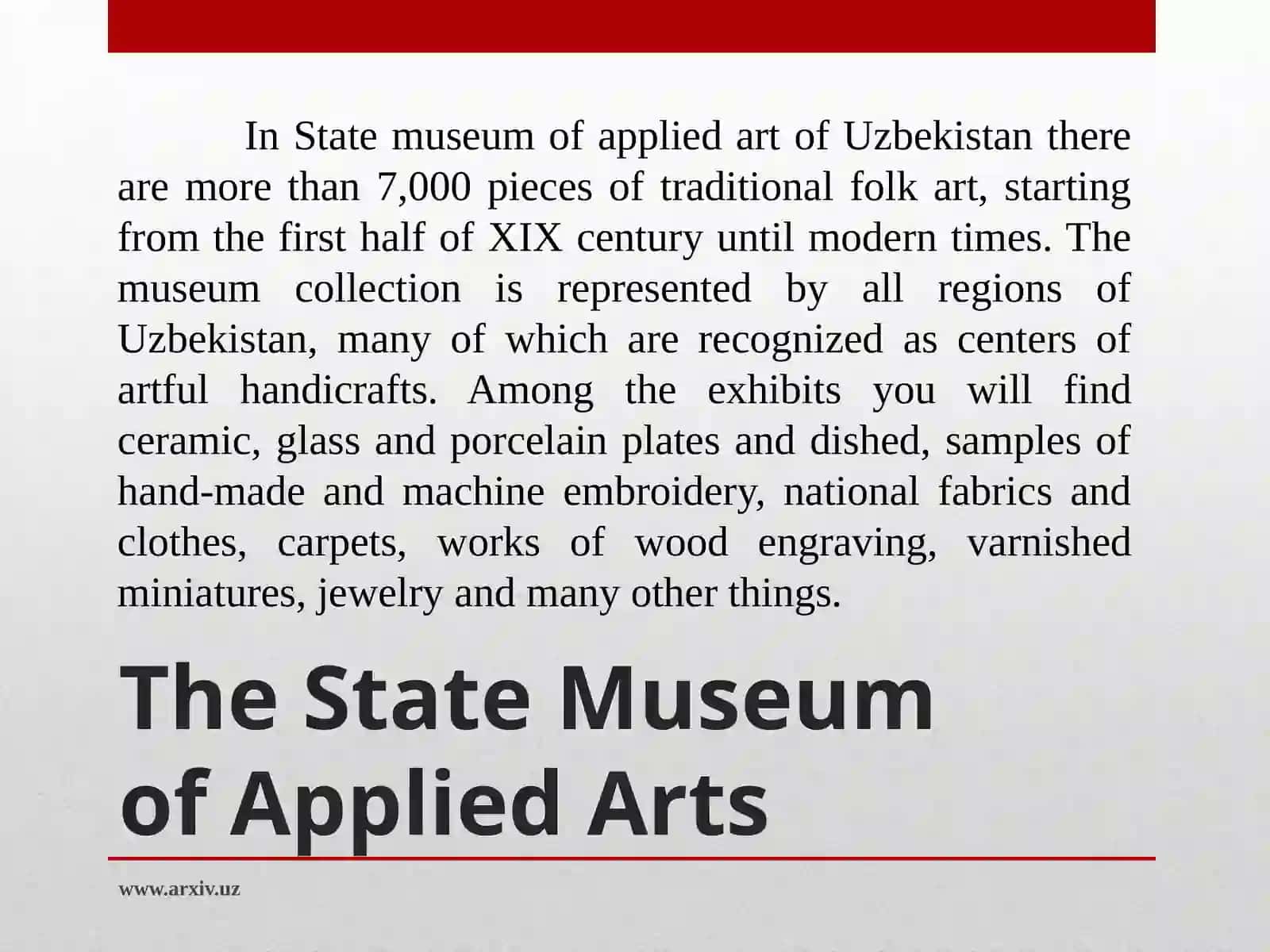 The State Museum of Arts 4