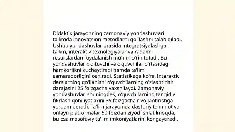 Zamonaviy didaktika 4