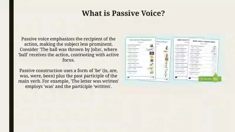 Active and Passive Voice: The Fundamentals 4