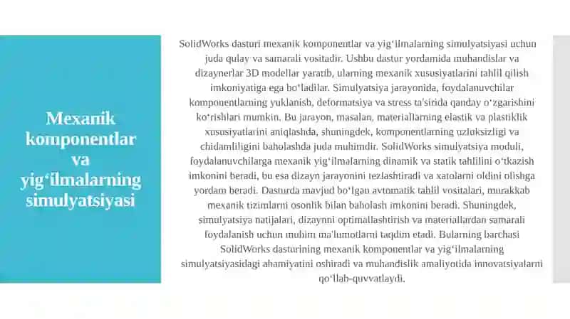 Solid Works dasturi 4