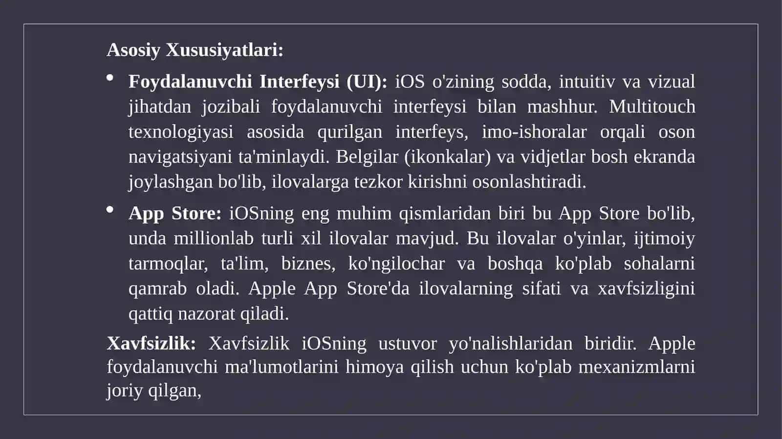 iOS (Apple tizimi) 4