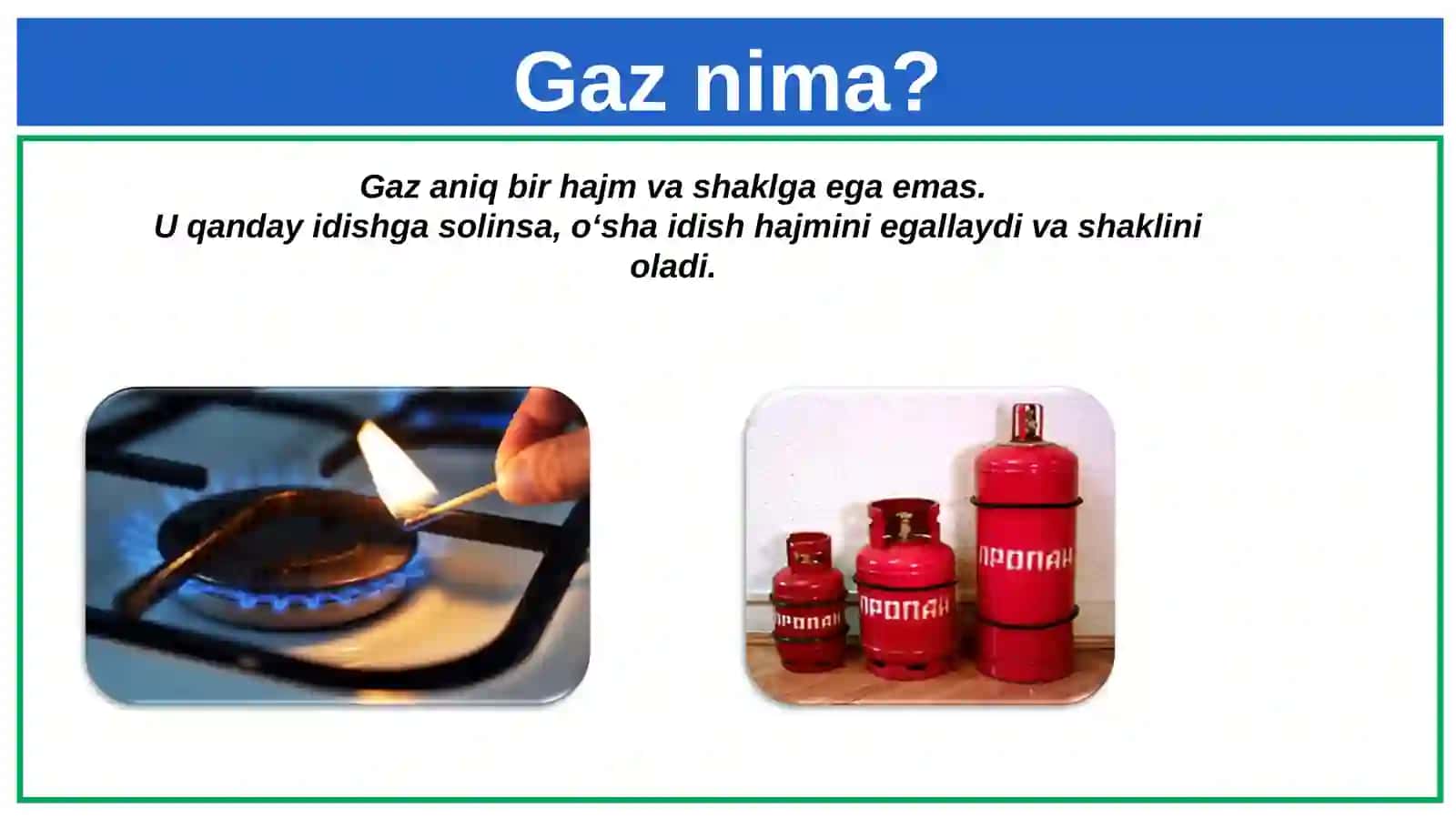 7-sinf Kimyo - Moddaning agregat holatlari 4