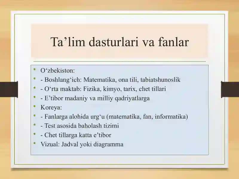 O‘ZBEKISTON VA KOREYA TA’LIM TIZIMI 4
