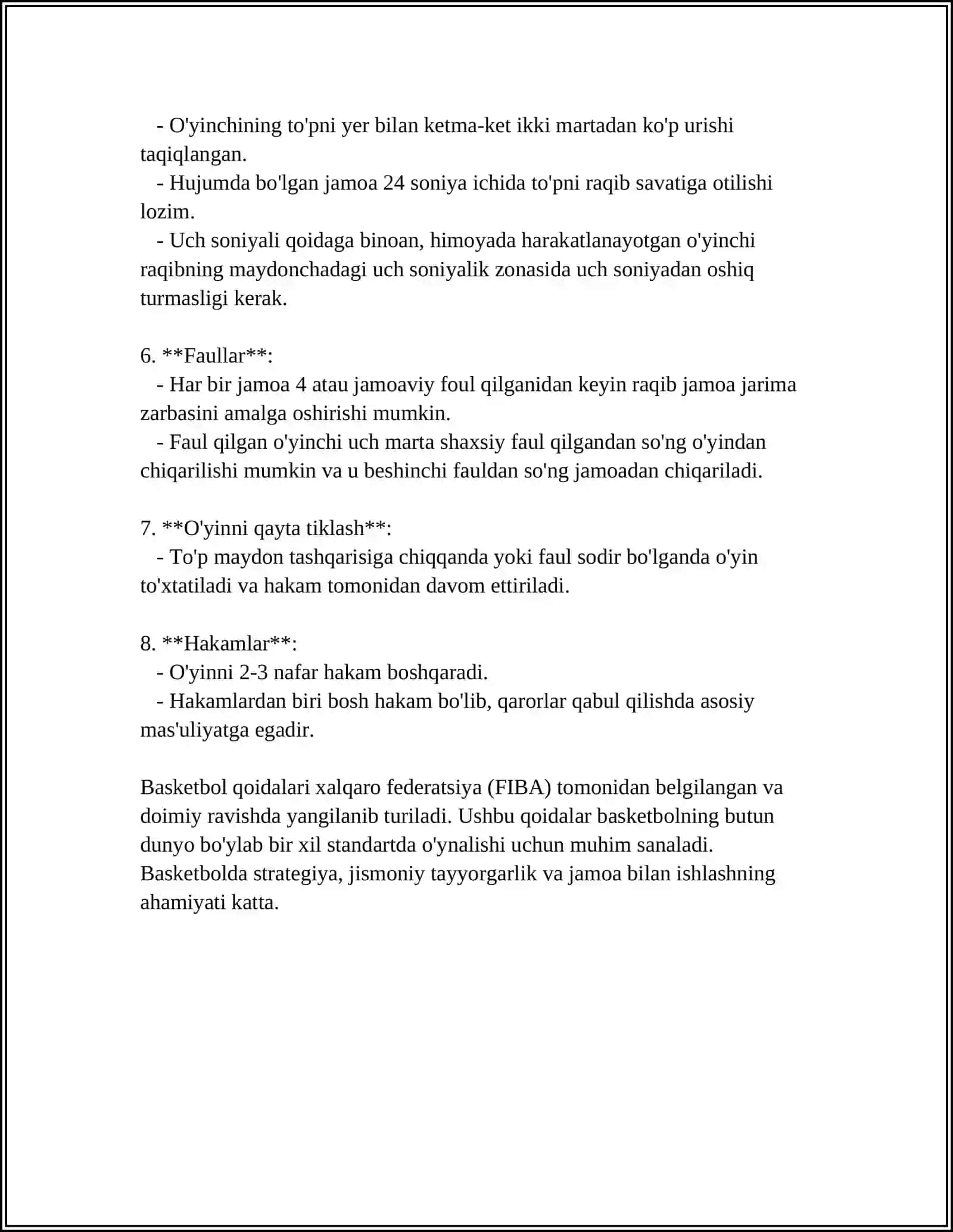BASKETBOL SPORT OYINI 4