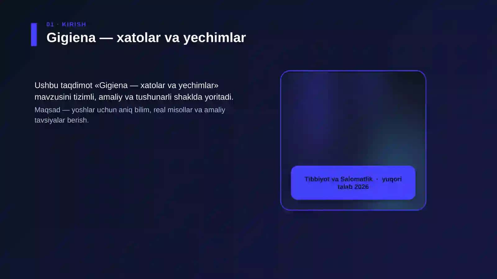Gigiena — xatolar va yechimlar 4