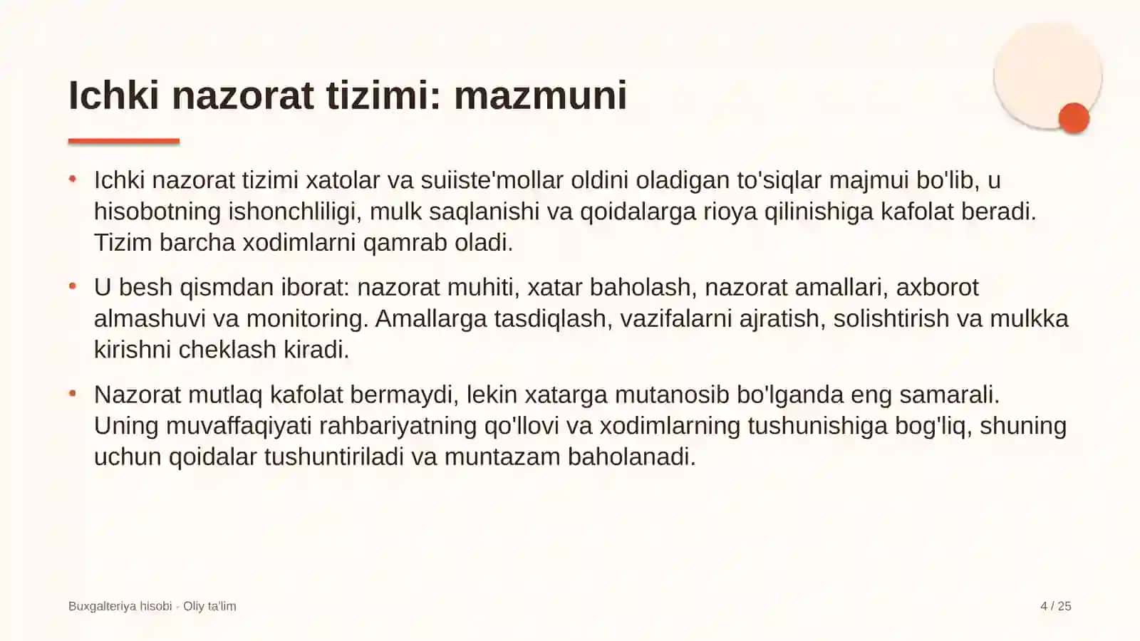 Qon quyish markazlarida ichki nazorat tizimi 4