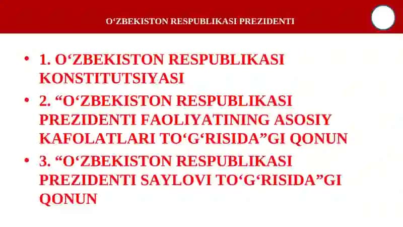Yangi O‘zbekistonda Prezident Sh.M.Mirziyoyev Rahbarligi va Tashabbusi Ostida Amalga Oshirilayotgan Ishlohlar 4