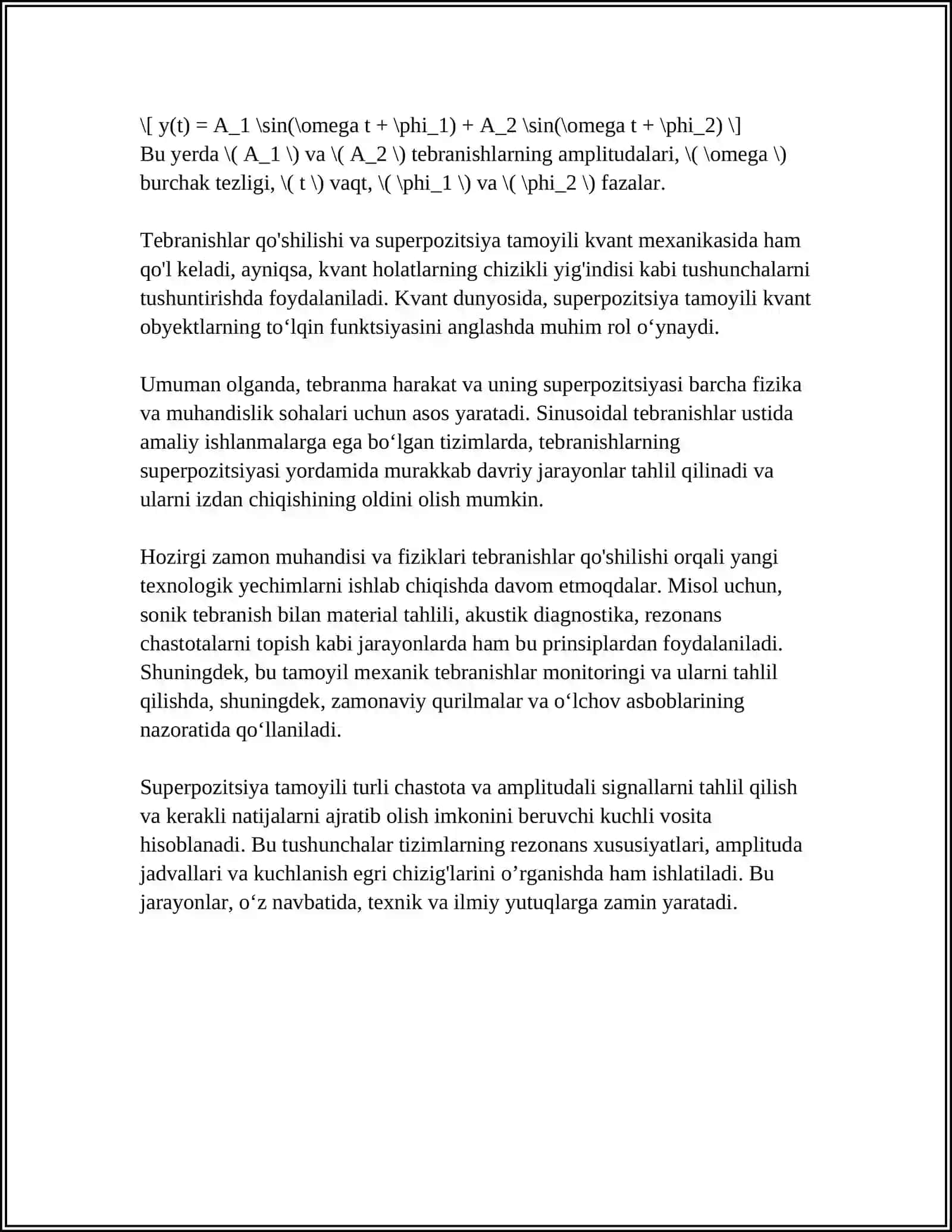TEBRANISHLARNI QOSHISH 4