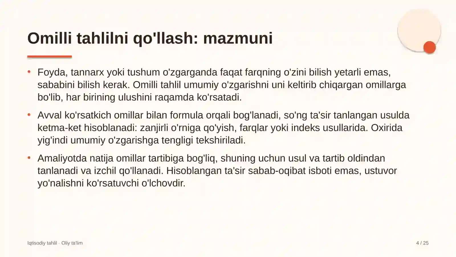 qishloq turizmida omilli tahlilni qo'llash 9991 4