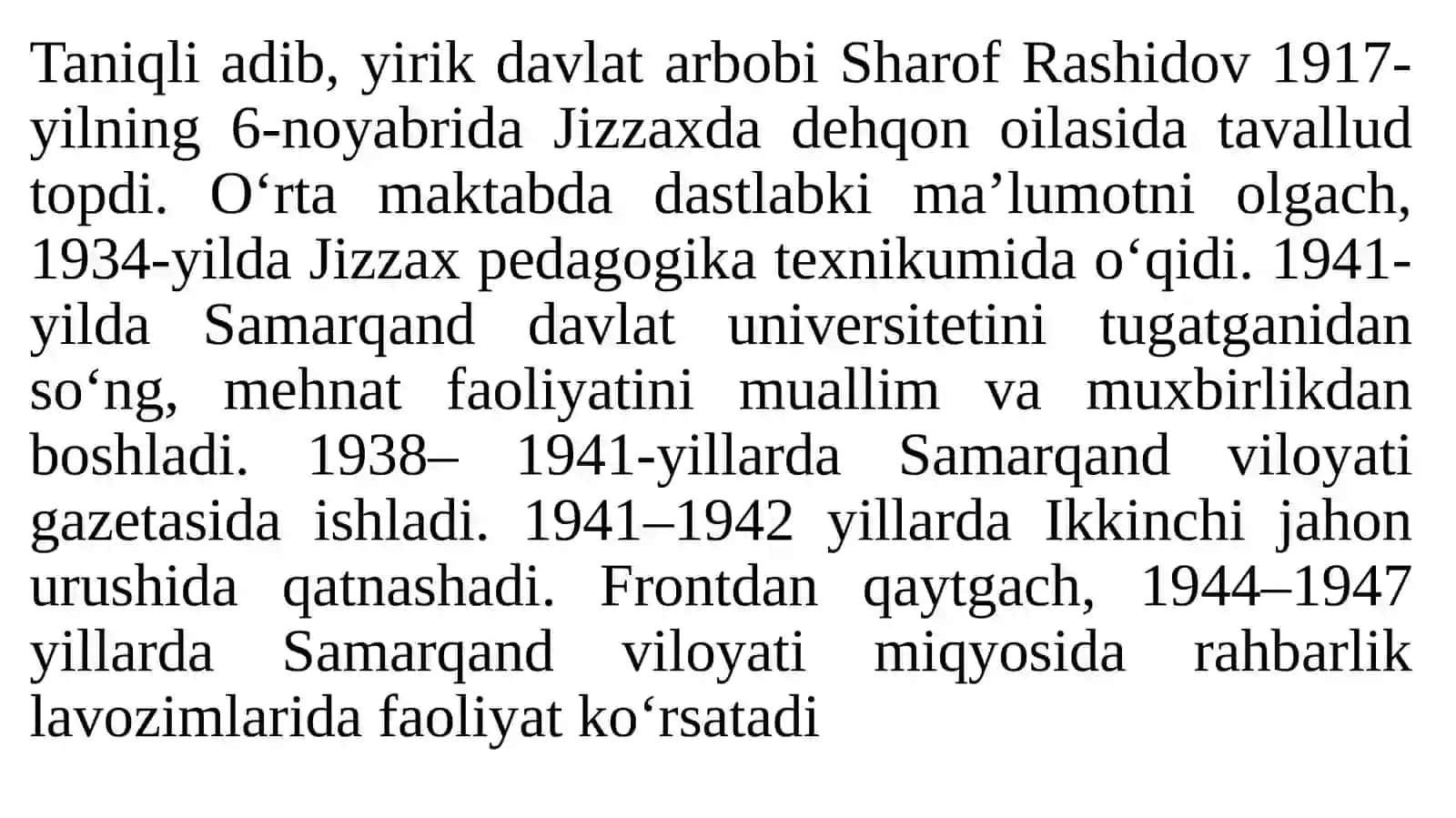 Oʻzbekiston 1946-1985yillarda.1917-1991 yillarda Qoraqolpogʻiston 4