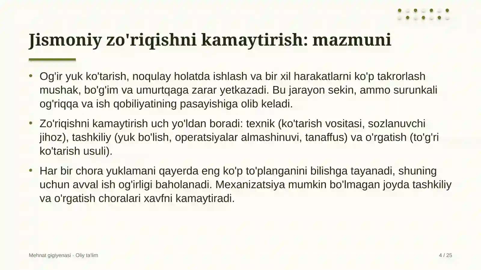 Fitnes klublarida jismoniy zo'riqishni kamaytirish 4