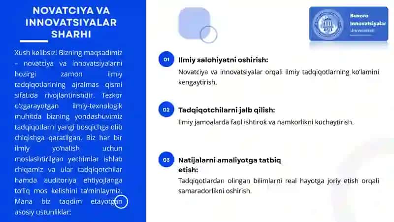 NOVATSIYA VA INNOVATSIYALAR 4