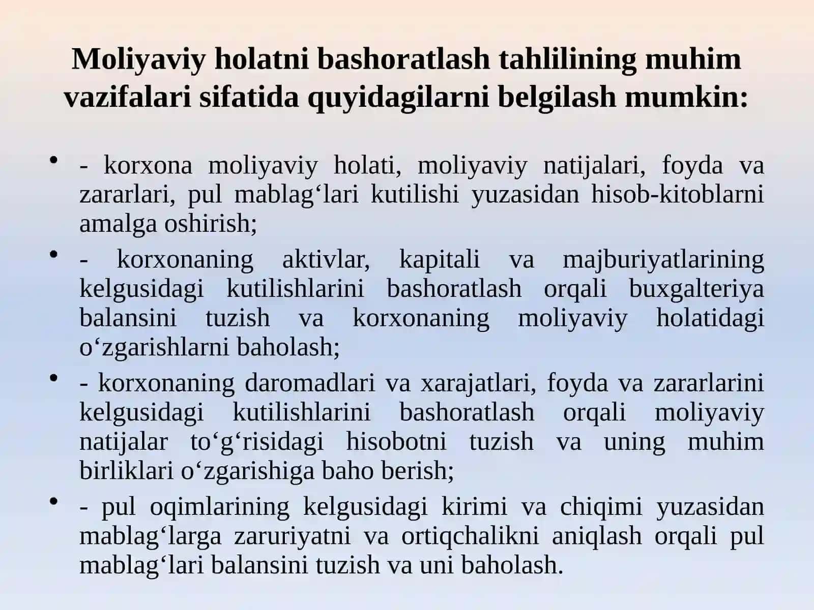 Moliyaviy hisobot elementlarini bashoratlash 4