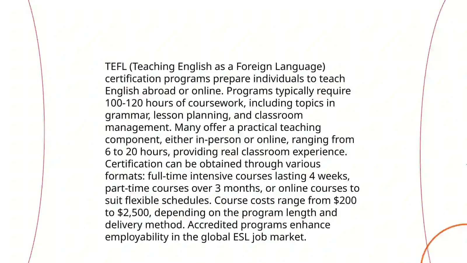 TESOL and TEFL Internationally Recognized Certificates 4