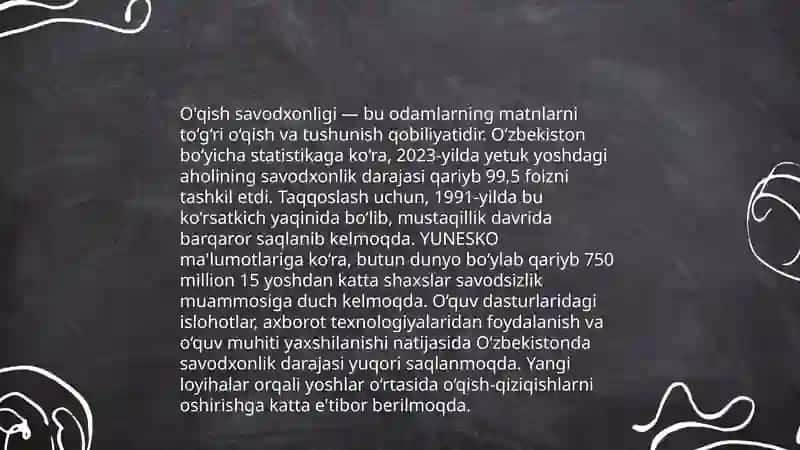 Matematika savodxonligi 4