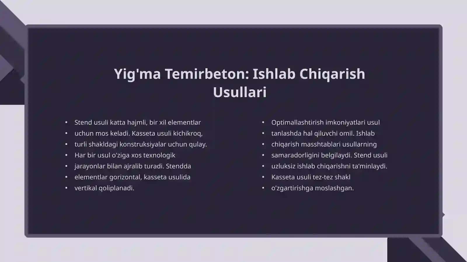 Yig‘ma temirbeton konstruksiyalar 4