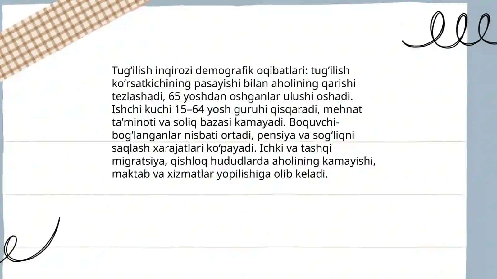 Tugʻilish davri inqirozi 4