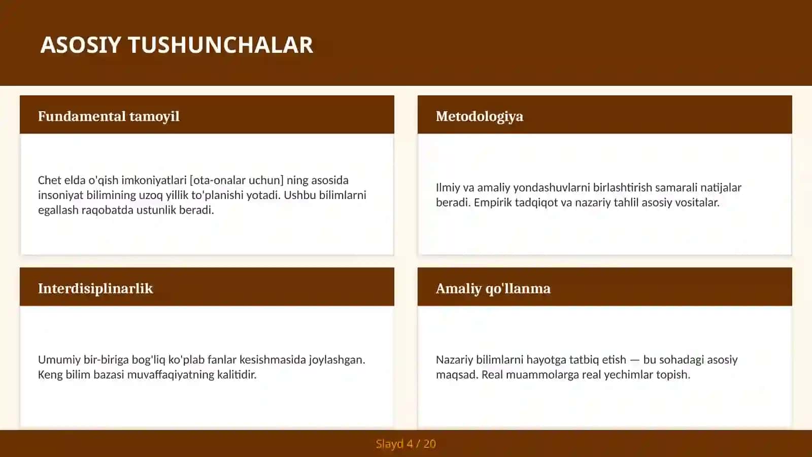 CHET ELDA O'QISH IMKONIYATLARI [OTA-ONALAR UCHUN] 4