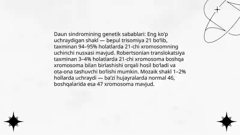 Daun sindromi 4