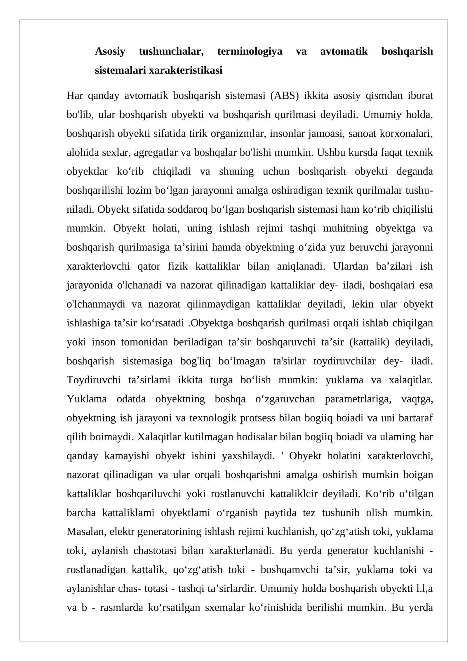 Avtomatik boshqarish tizimlar barqarorligi 4