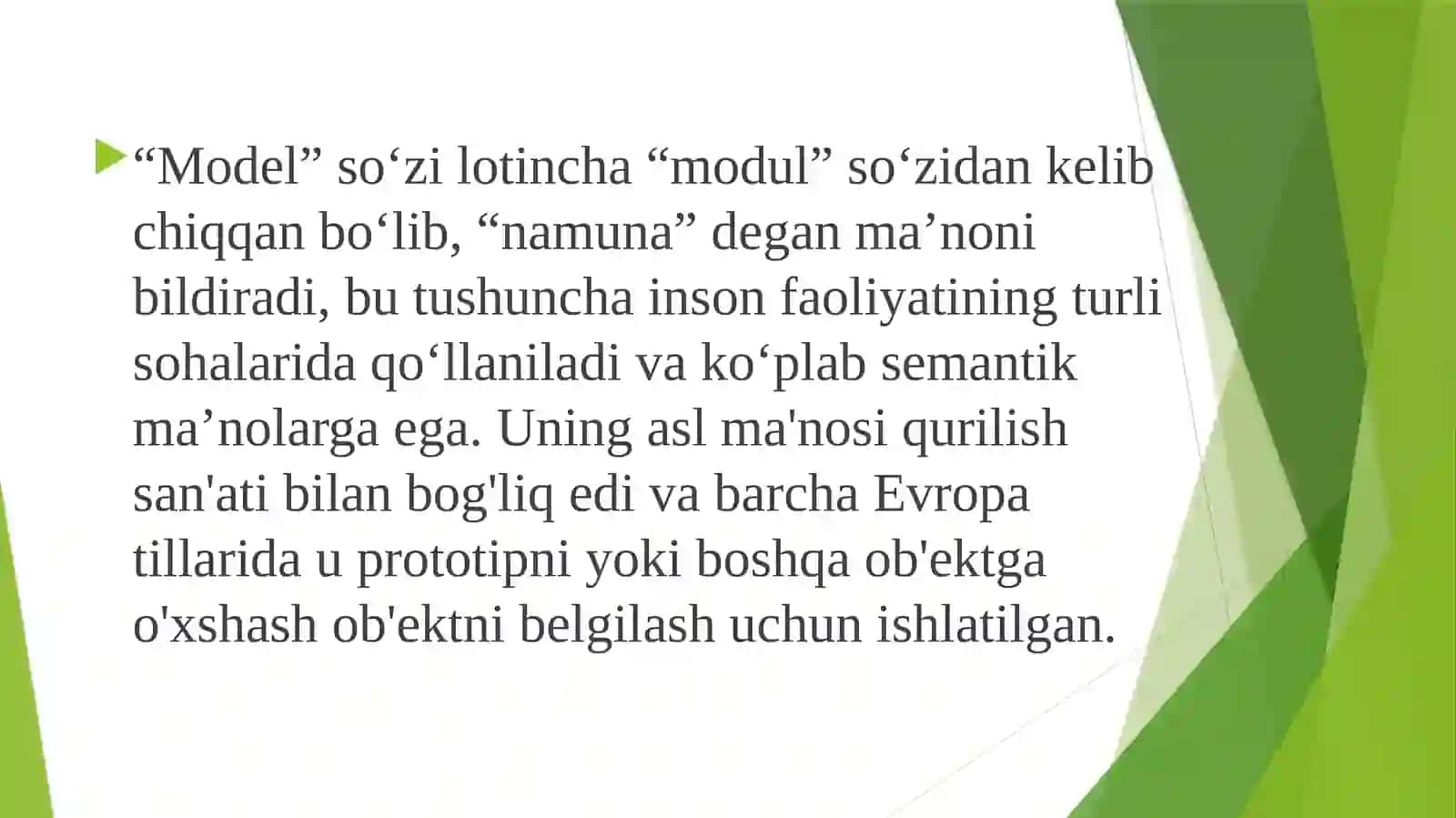 Matematik modellashtirish 4