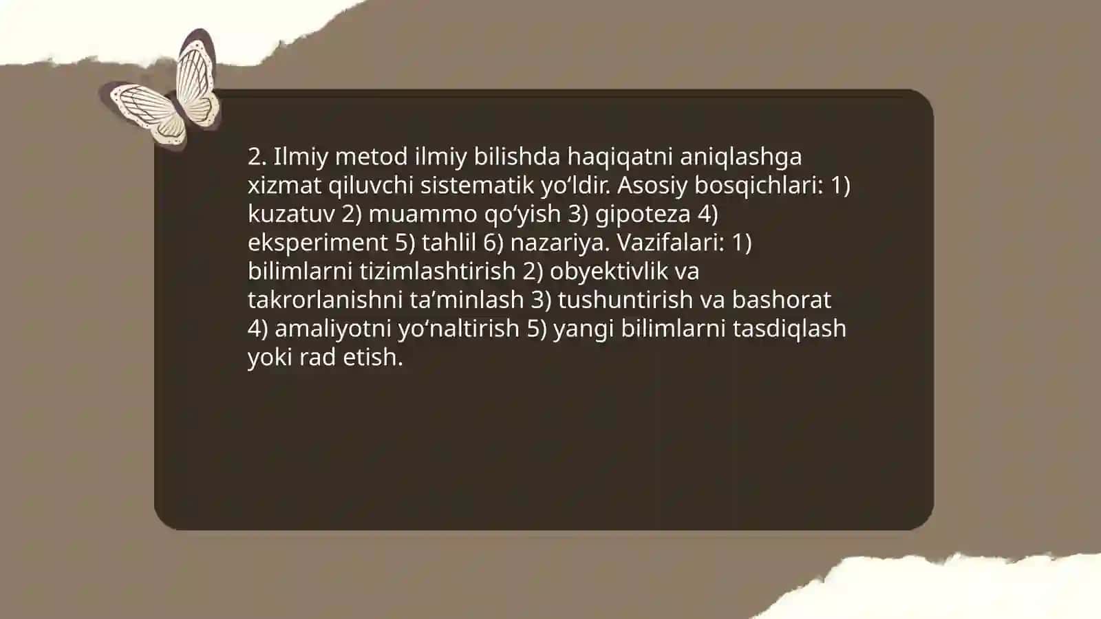 Ilmiy bilish va uning metodlari 4