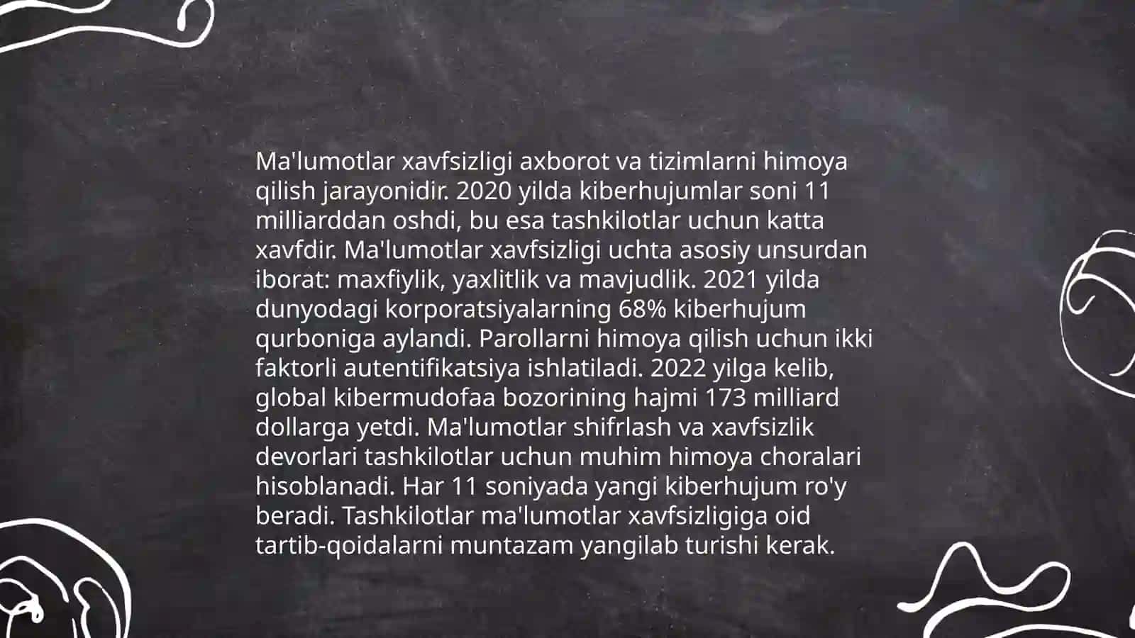 Axborotni tizimli boshqarish 4
