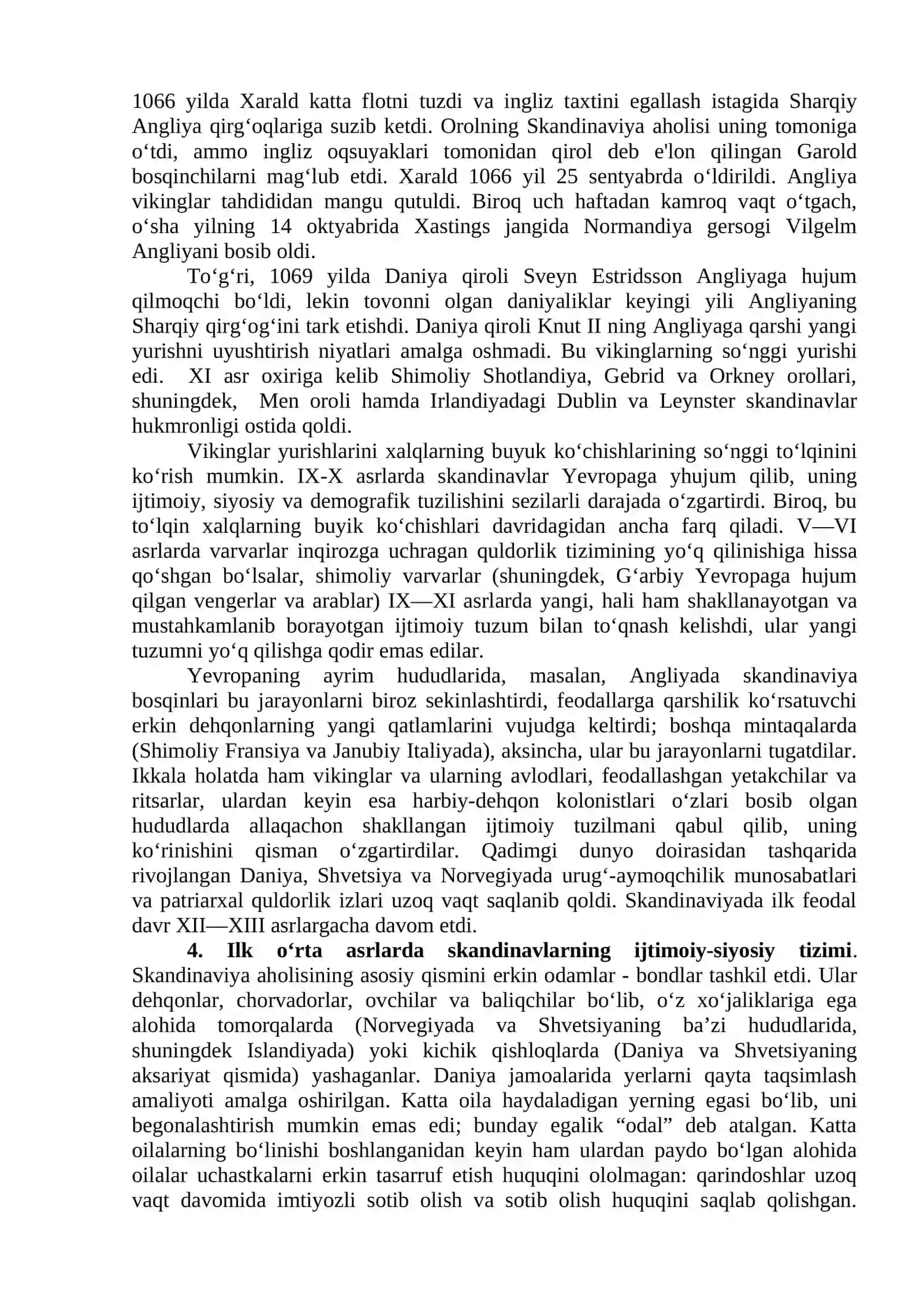 IX-XI asrlarda Shimoliy Yevropa 4