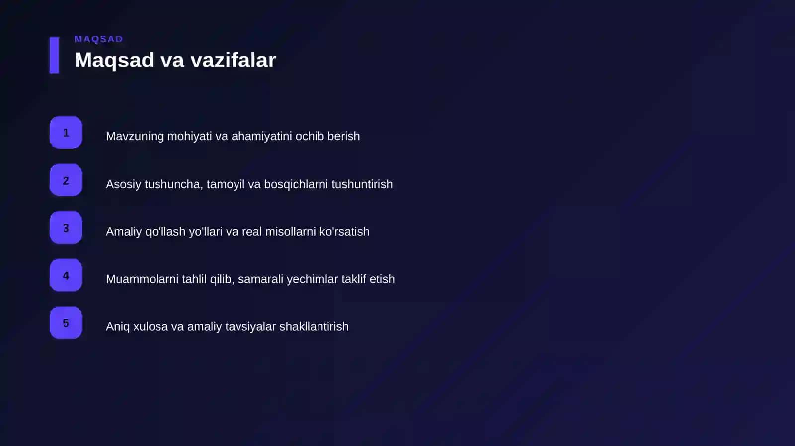 Maqsad qo'yish — noldan professionalgacha — 2-qism 4