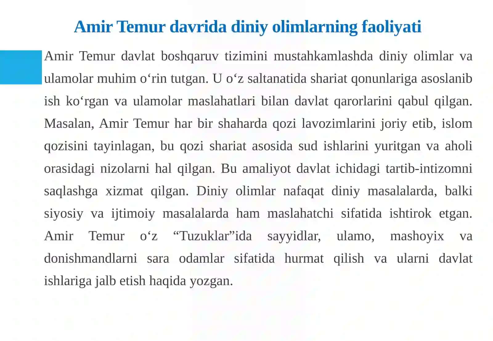 Temur va Temuriylar davridagi oliym olimlari 4