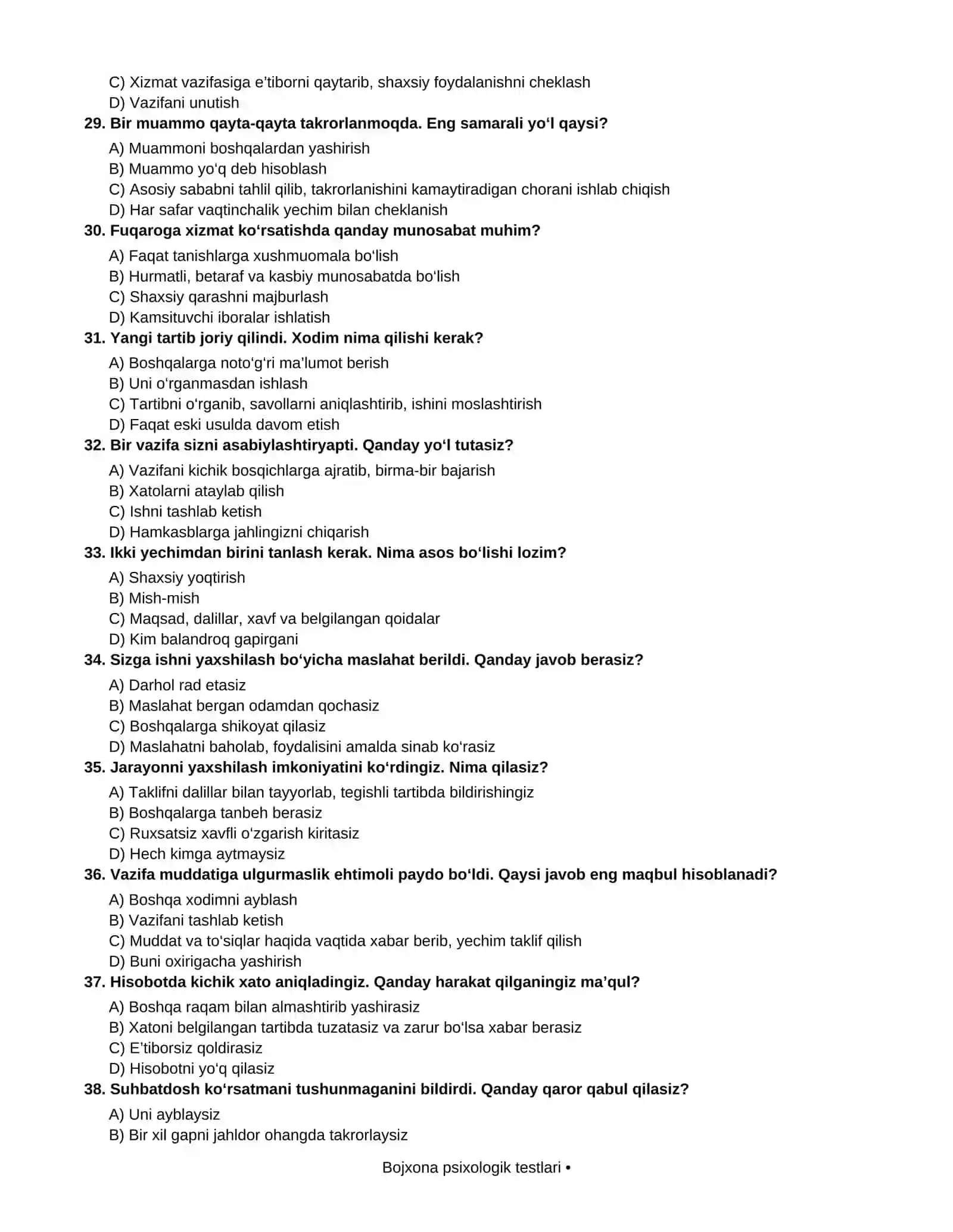 KIRISH UCHUN PSIXOLOGIK TESTLAR 4