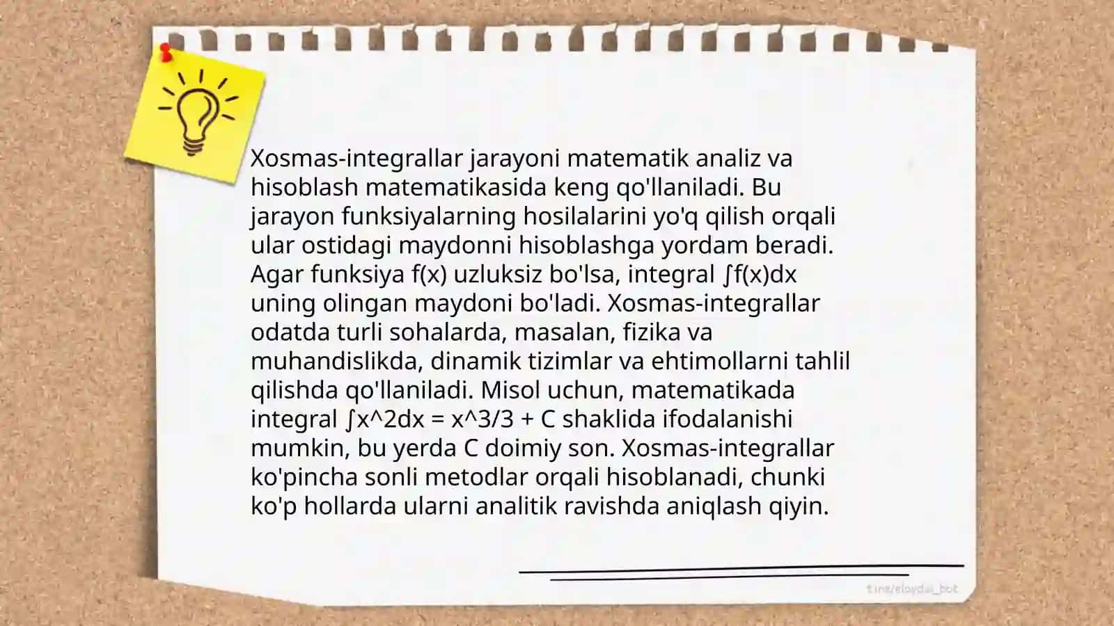 XOSMAS -INTEGRALLAR 4