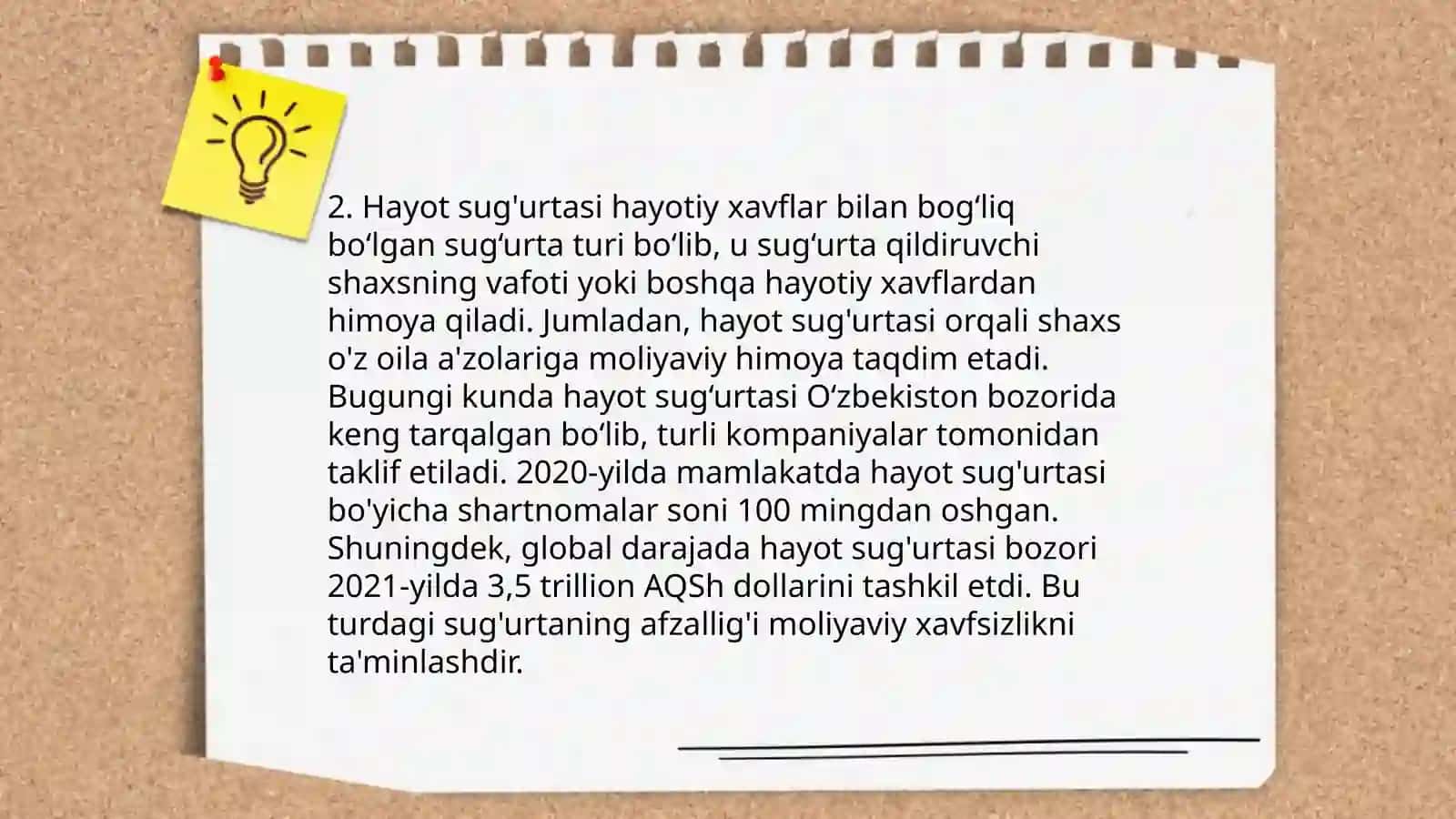 Sugʻurta Tarmoqlari va shakllari 4