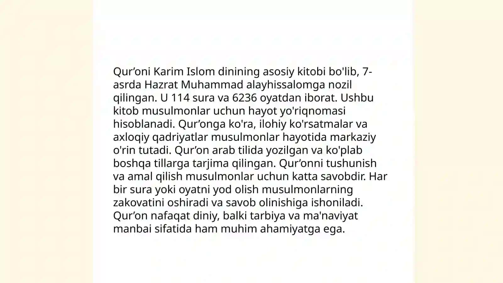 Islom dini asosiy manbalari 4