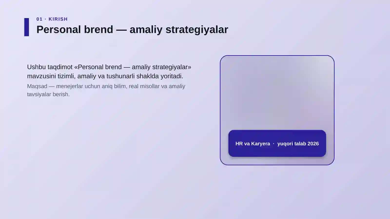 Personal brend — amaliy strategiyalar 4