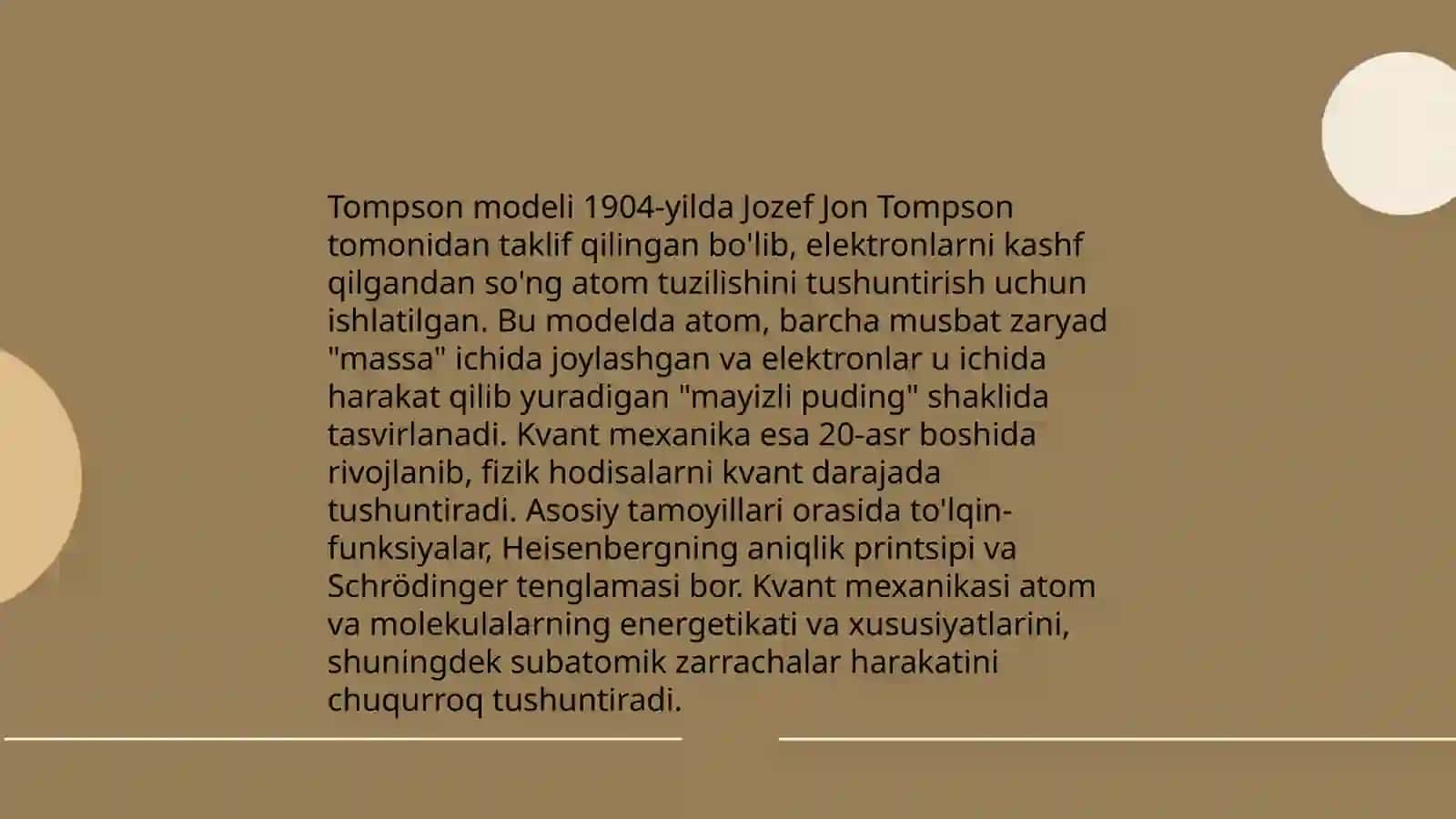 Atomning Tompson modeli 4