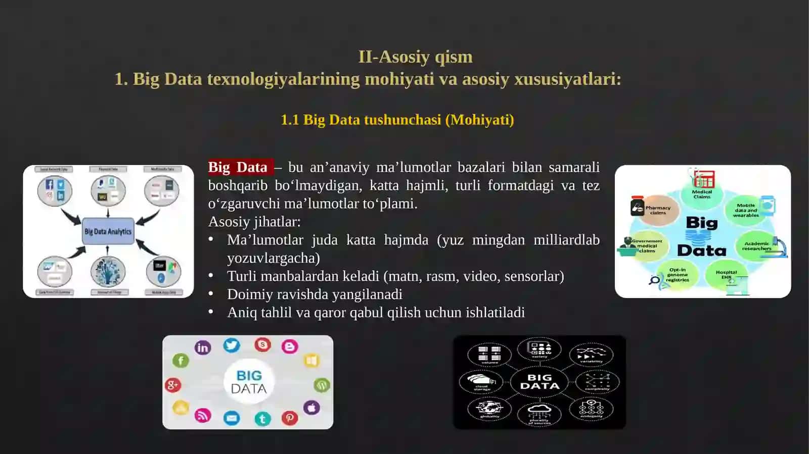 Big Data (Katta Xotira) 4