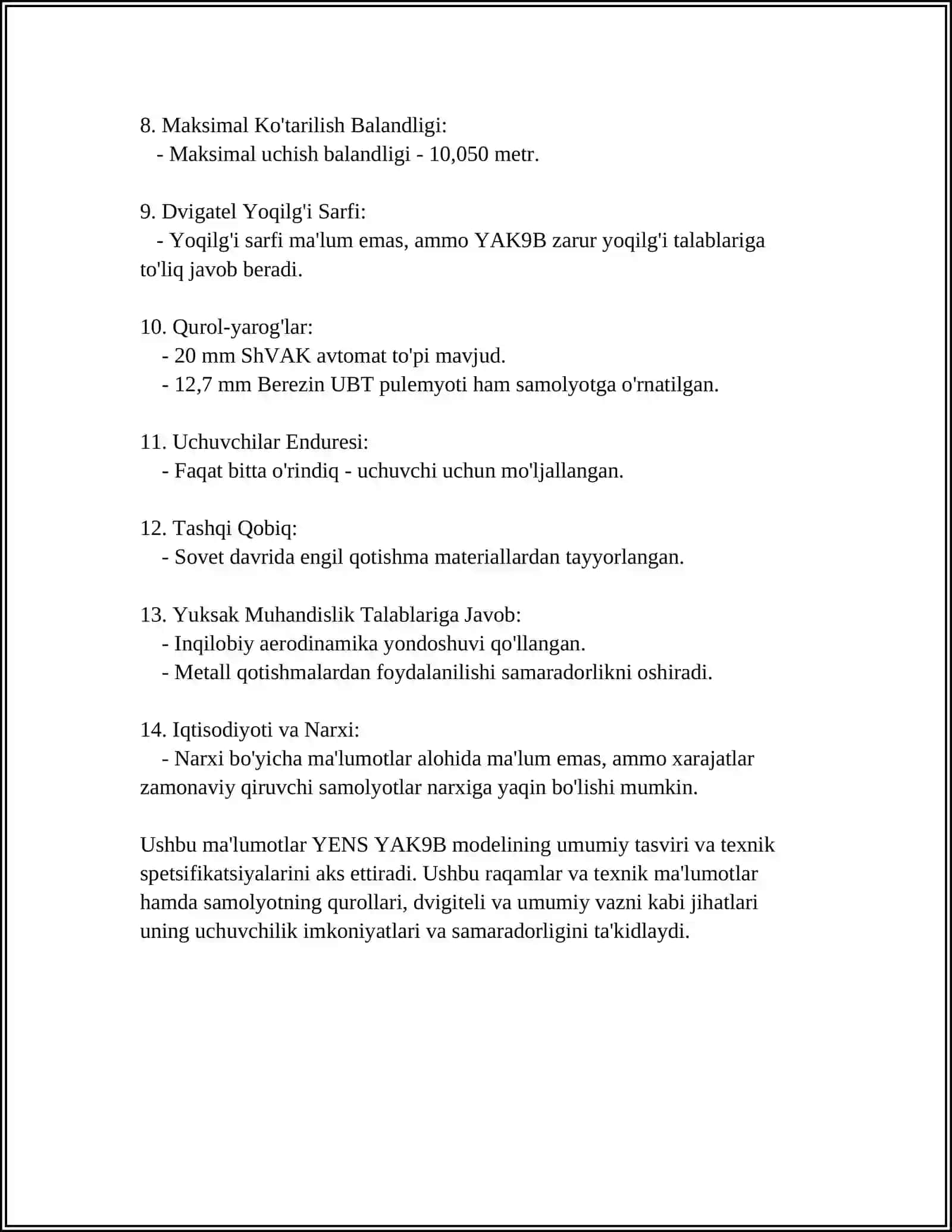 YENS YAK9B BERSELIUS 4